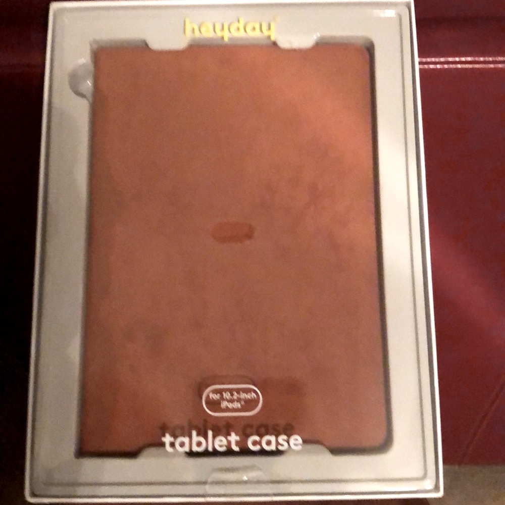 heyday Apple iPad 10.5” Faux Suede-tan tablet case